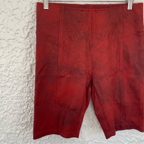 Free People Heatwave Faux Suede Biker Shorts Small 9” - Picture 3 of 9